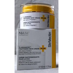 Strivectin 1.7 oz TL Advanced Tightening Neck Cream Plus New w/ Box Anti-Aging